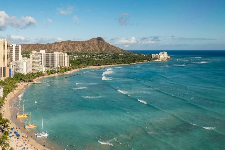 Aerial of Honolulu