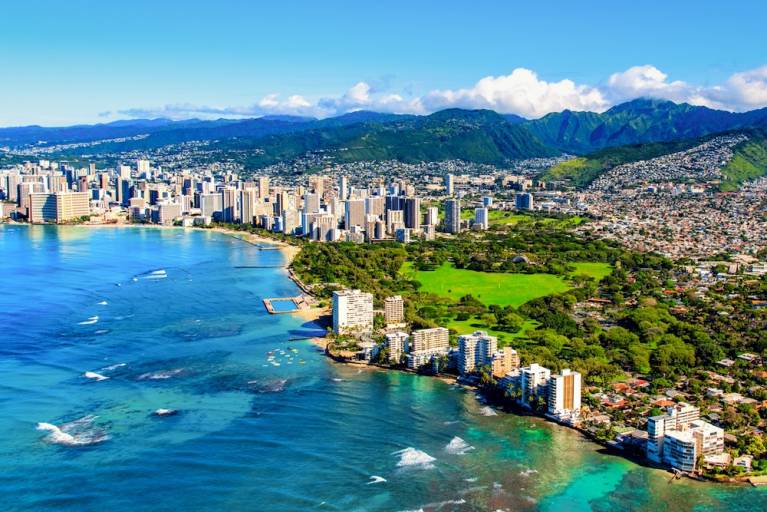 view of downtown honolulu