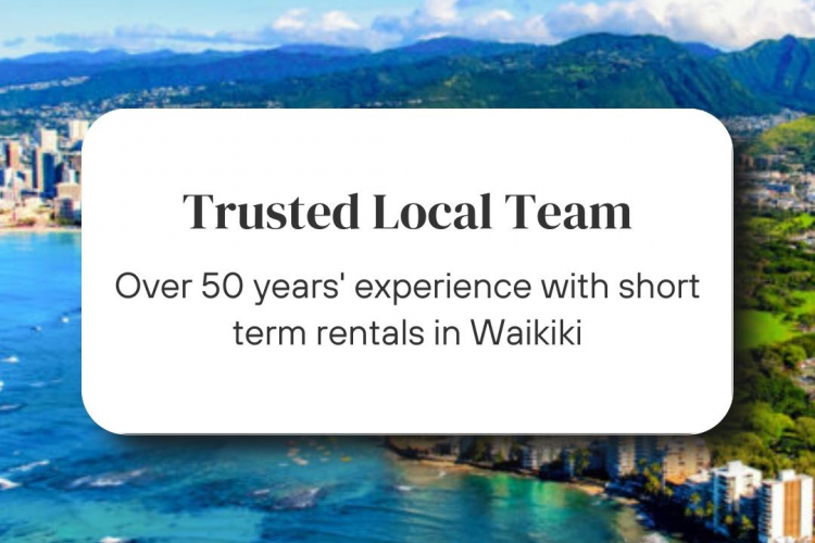 descriptive card about trusted team