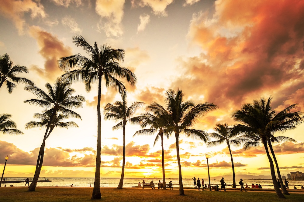Waikiki Beach Sunset