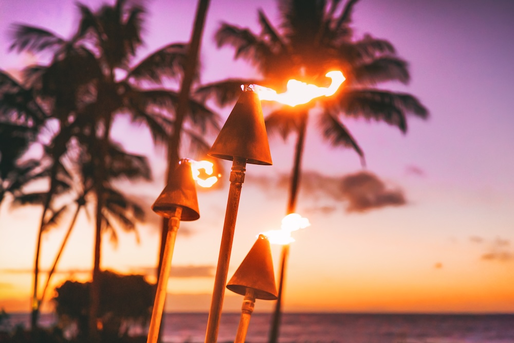 Torches in Hawaii